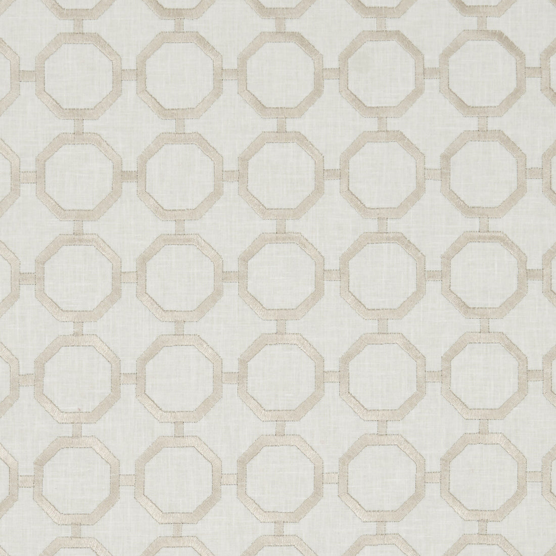 Glamour fabric in linen color - pattern F1073/03.CAC.0 - by Clarke And Clarke in the Clarke &amp; Clarke Lusso collection
