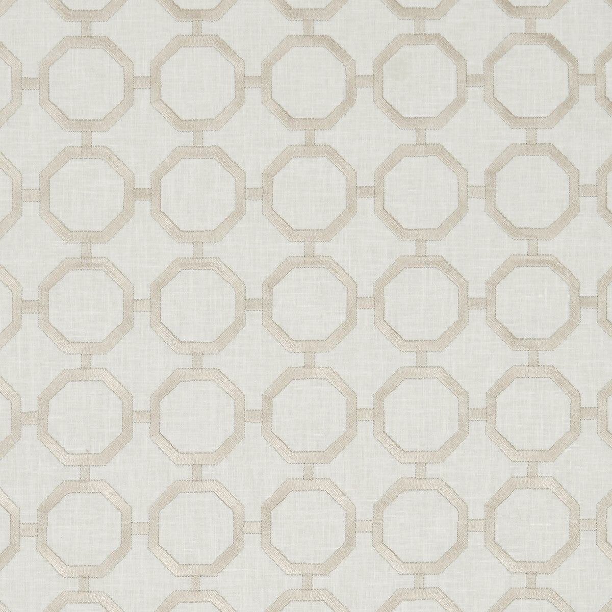 Glamour fabric in linen color - pattern F1073/03.CAC.0 - by Clarke And Clarke in the Clarke &amp; Clarke Lusso collection