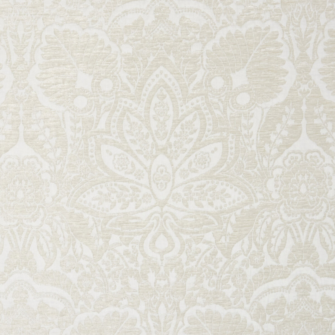 Waldorf fabric in ivory color - pattern F1075/02.CAC.0 - by Clarke And Clarke in the Clarke &amp; Clarke Lusso collection
