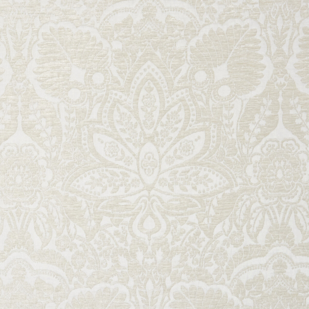 Waldorf fabric in ivory color - pattern F1075/02.CAC.0 - by Clarke And Clarke in the Clarke & Clarke Lusso collection