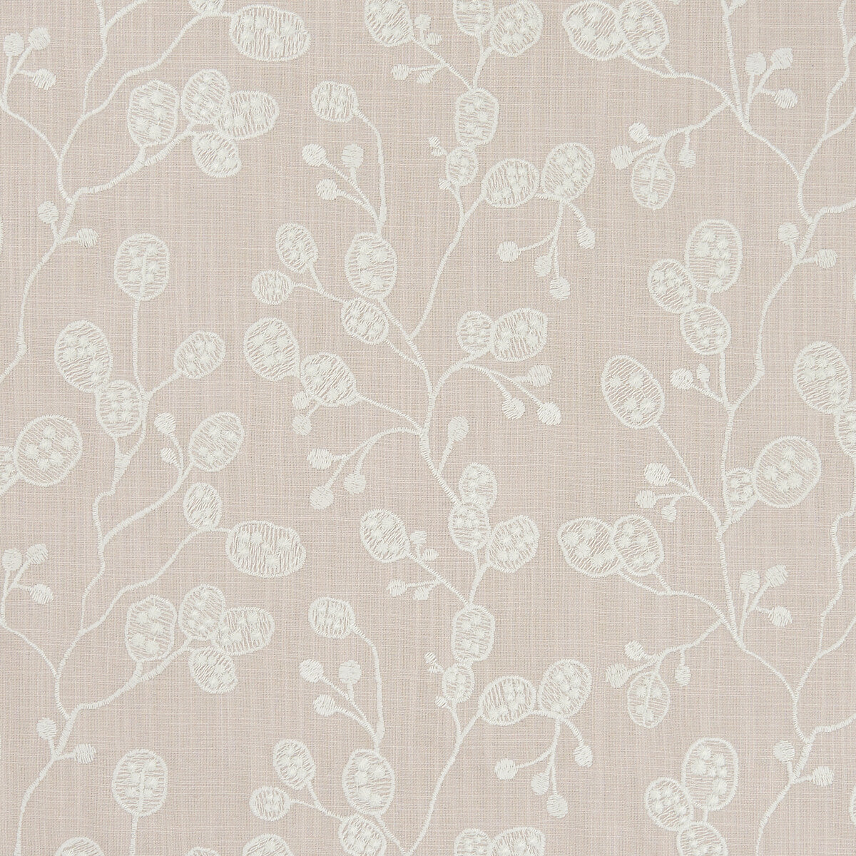Honesty fabric in blush color - pattern F1090/01.CAC.0 - by Clarke And Clarke in the Clarke & Clarke Botanica collection