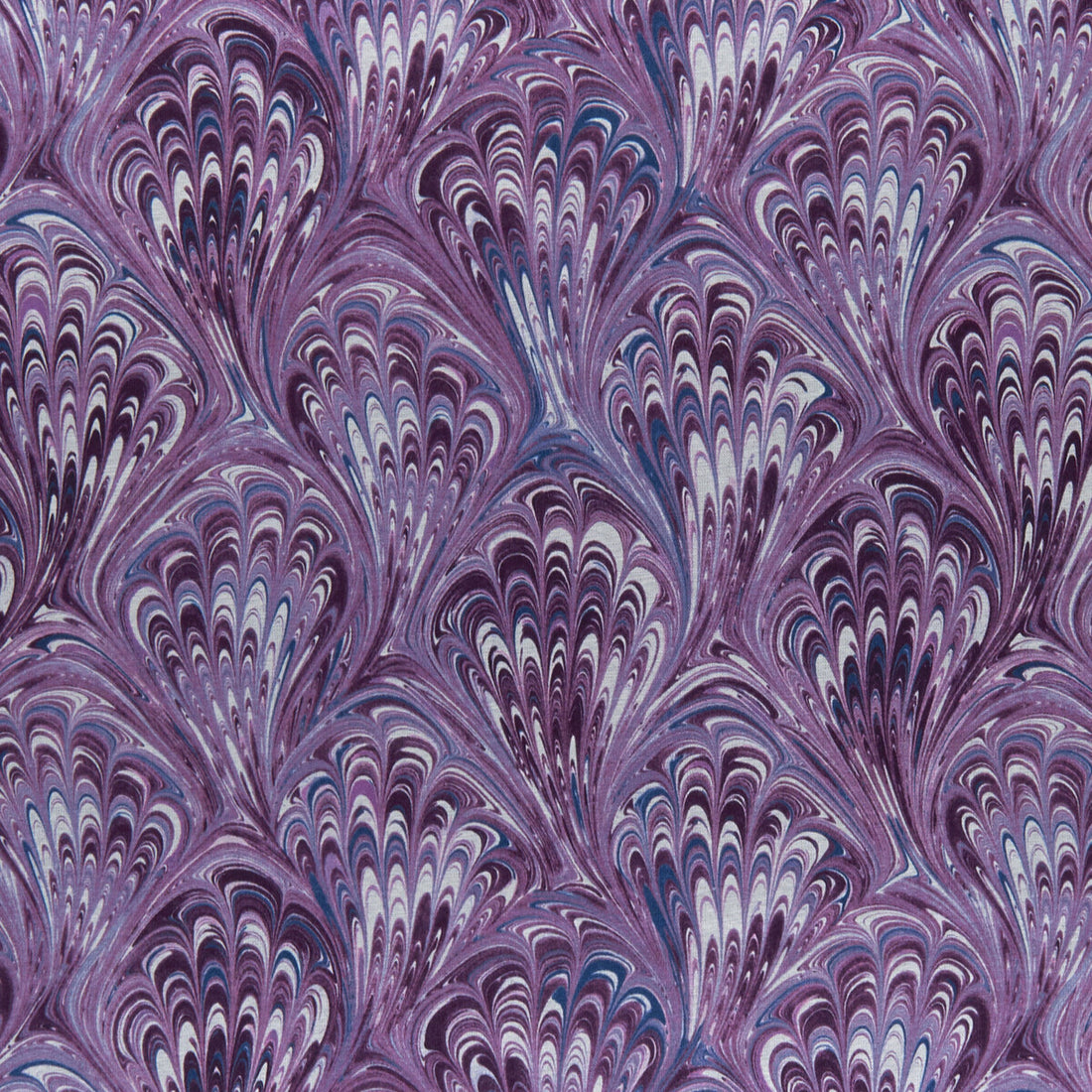 Pavone fabric in amethyst color - pattern F1094/01.CAC.0 - by Clarke And Clarke in the Clarke &amp; Clarke Botanica collection