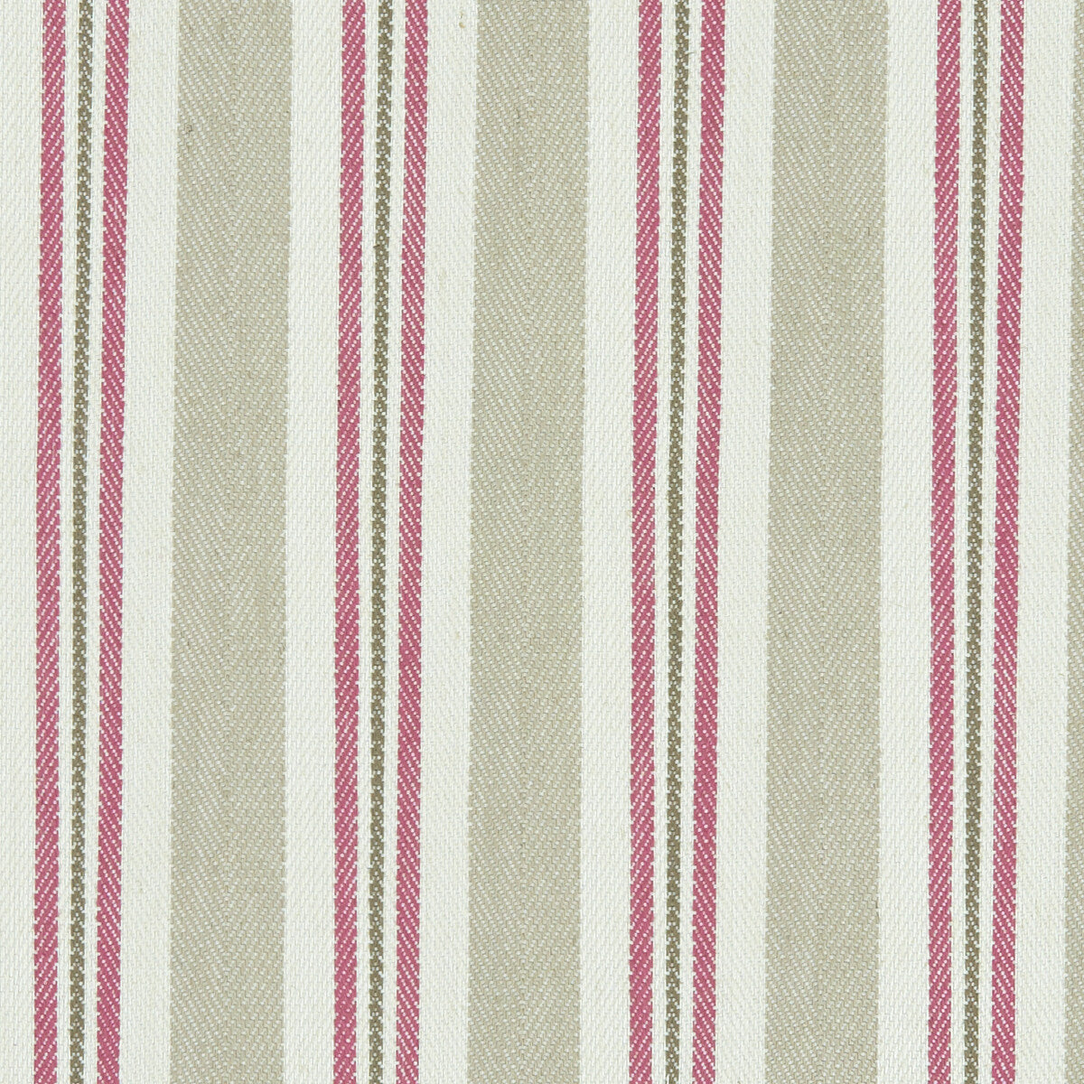 Alderton fabric in raspberry/linen color - pattern F1119/05.CAC.0 - by Clarke And Clarke in the Clarke & Clarke Avebury collection