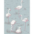 Flamingos fabric in wht/fuch on sfoam color - pattern F111/3010L.CS.0 - by Cole & Son in the Cole & Son Contemporary Fabrics collection
