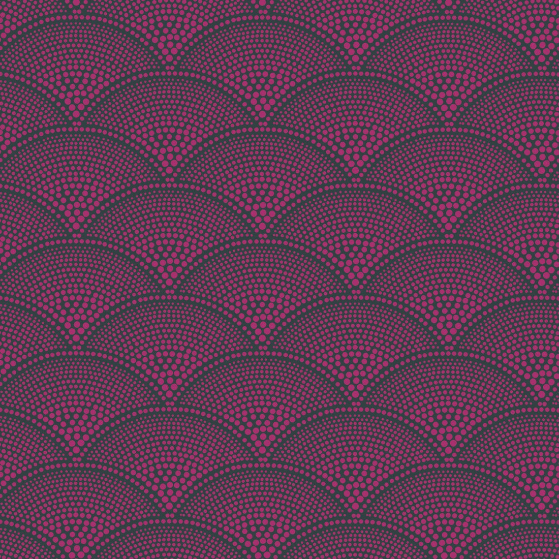 Feather Fan fabric in magnt char color - pattern F111/8030.CS.0 - by Cole &amp; Son in the Cole &amp; Son Contemporary Fabrics collection
