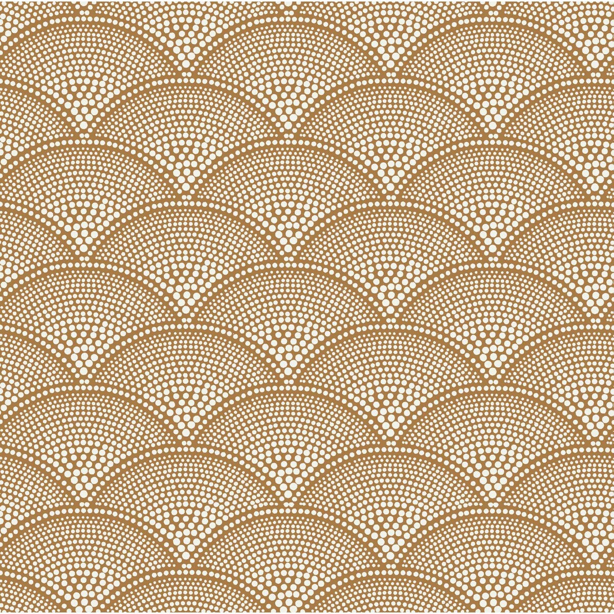 Feather Fan fabric in crm gingr color - pattern F111/8032.CS.0 - by Cole & Son in the Cole & Son Contemporary Fabrics collection