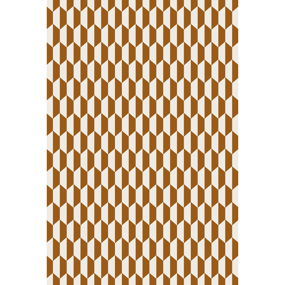 Tile fabric in drk gingr crm color - pattern F111/9035.CS.0 - by Cole & Son in the Cole & Son Contemporary Fabrics collection