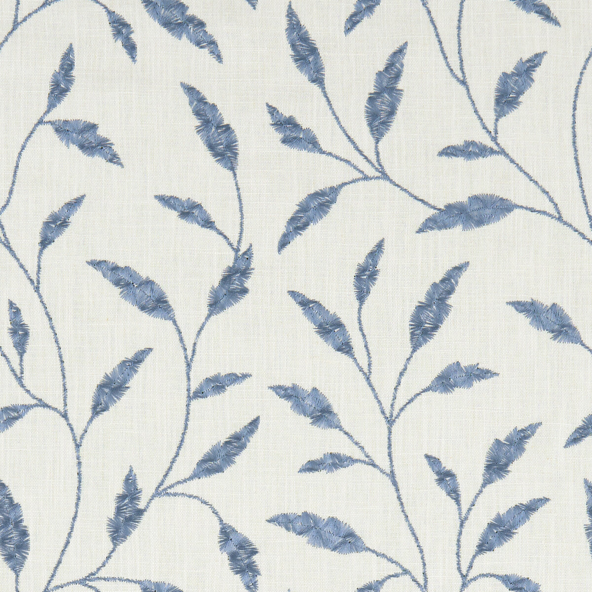Fairford fabric in denim color - pattern F1122/02.CAC.0 - by Clarke And Clarke in the Clarke & Clarke Avebury collection