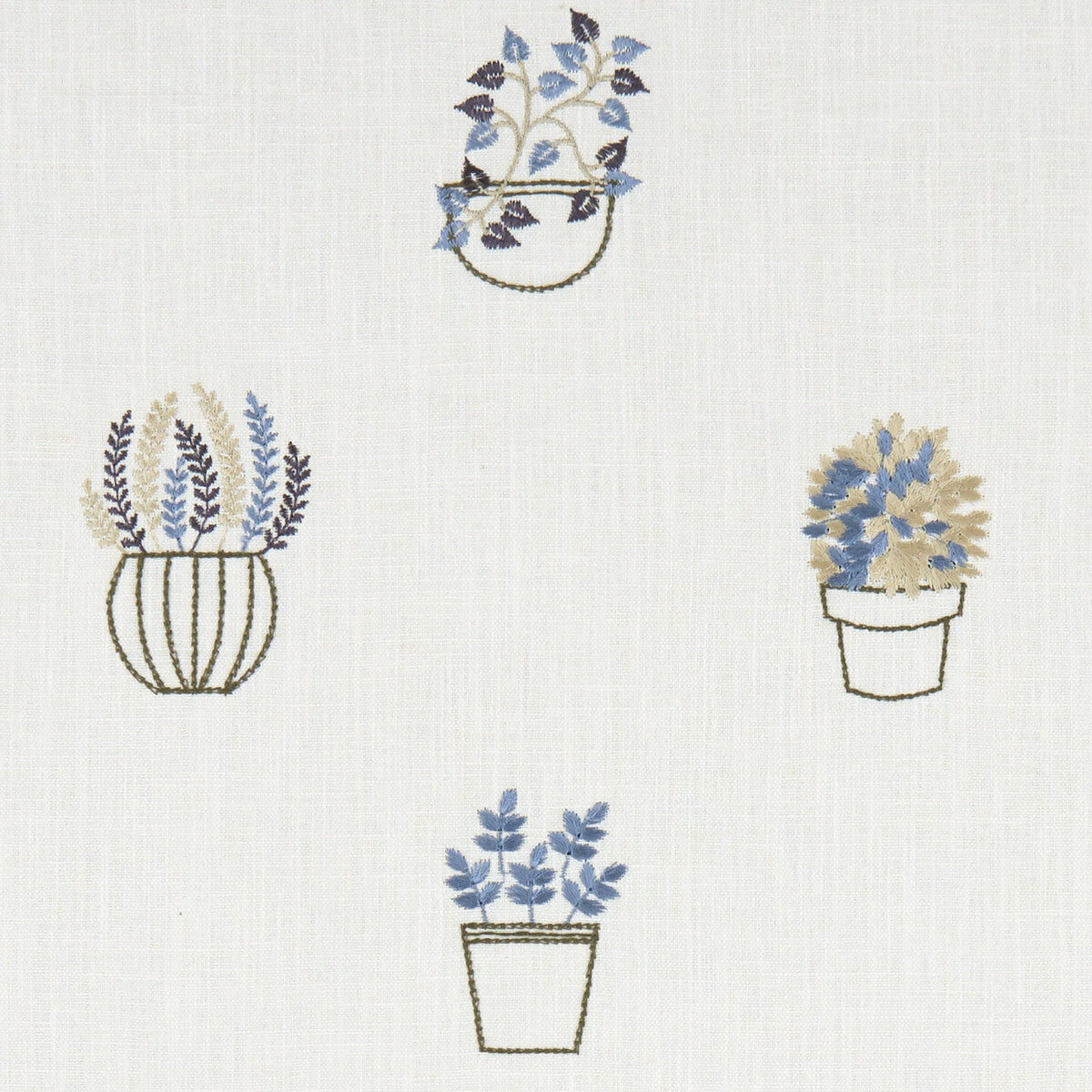 Hidcote fabric in denim color - pattern F1123/03.CAC.0 - by Clarke And Clarke in the Clarke & Clarke Avebury collection