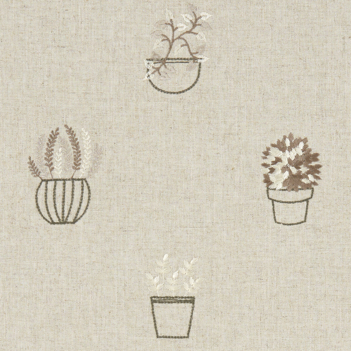 Hidcote fabric in natural color - pattern F1123/05.CAC.0 - by Clarke And Clarke in the Clarke & Clarke Avebury collection