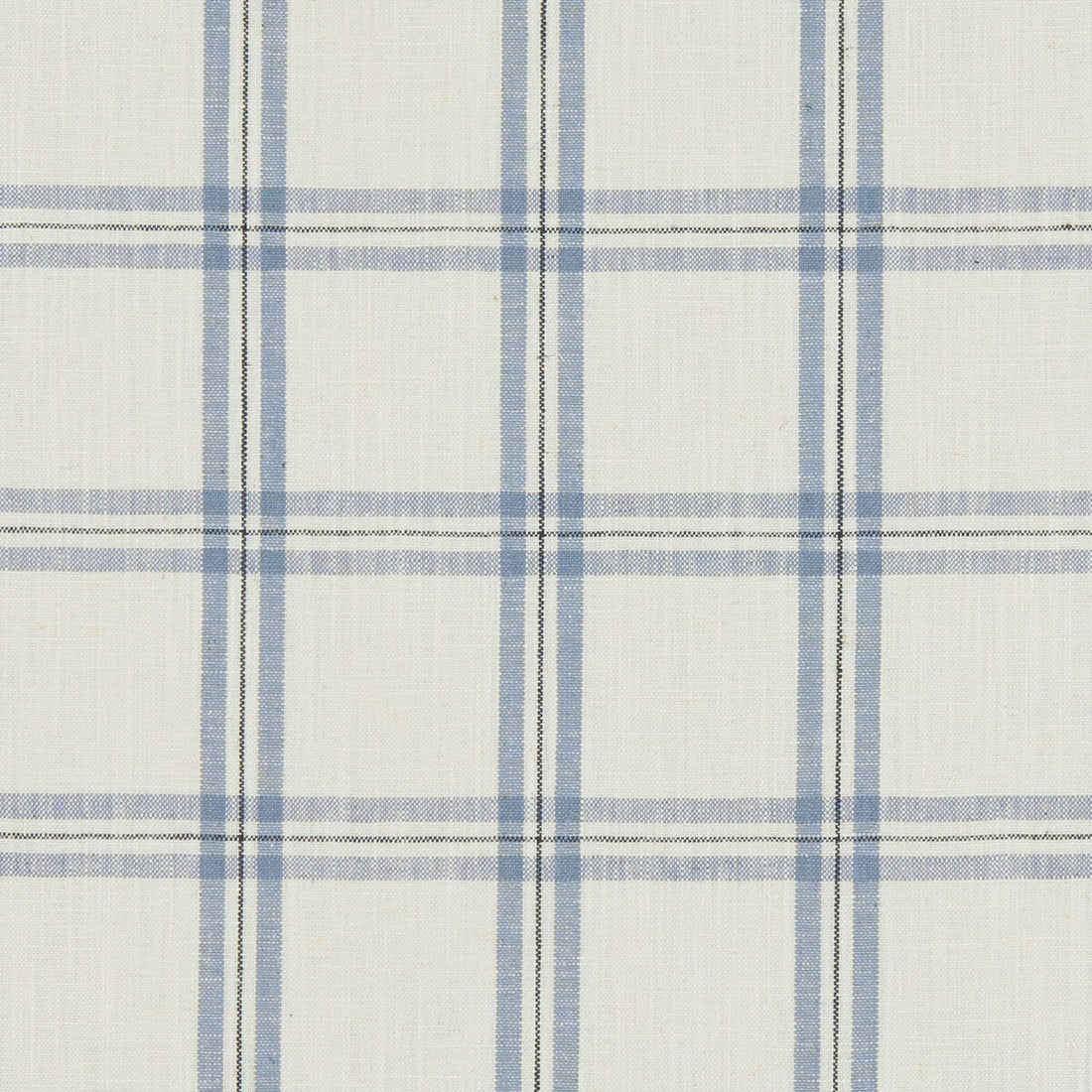 Kelmscott fabric in denim color - pattern F1124/01.CAC.0 - by Clarke And Clarke in the Clarke &amp; Clarke Avebury collection