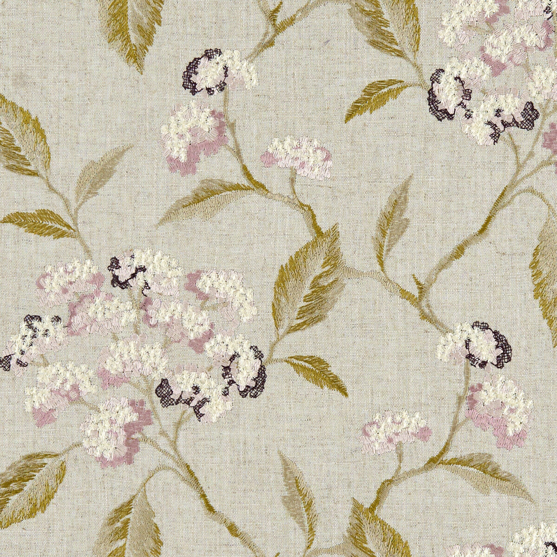 Summerby fabric in damson color - pattern F1125/01.CAC.0 - by Clarke And Clarke in the Clarke &amp; Clarke Avebury collection