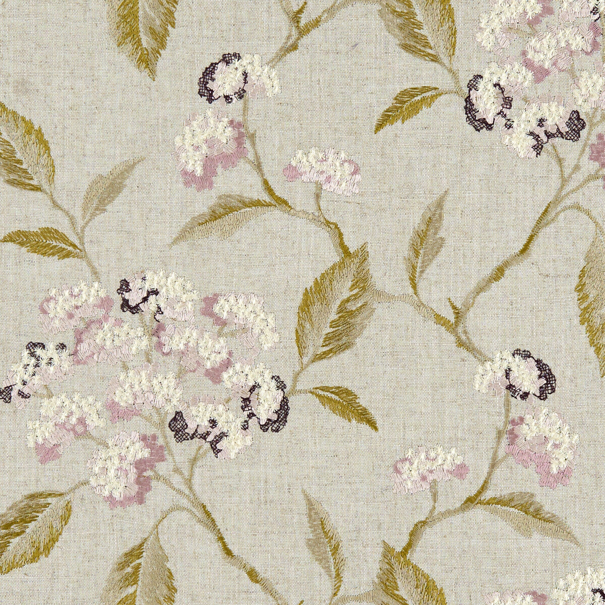 Summerby fabric in damson color - pattern F1125/01.CAC.0 - by Clarke And Clarke in the Clarke & Clarke Avebury collection