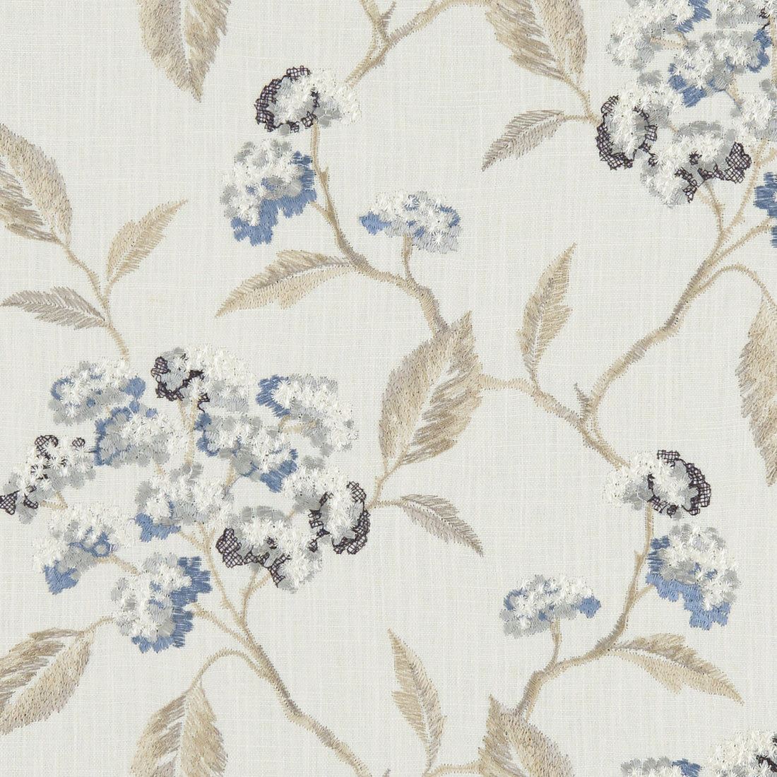 Summerby fabric in denim color - pattern F1125/02.CAC.0 - by Clarke And Clarke in the Clarke &amp; Clarke Avebury collection