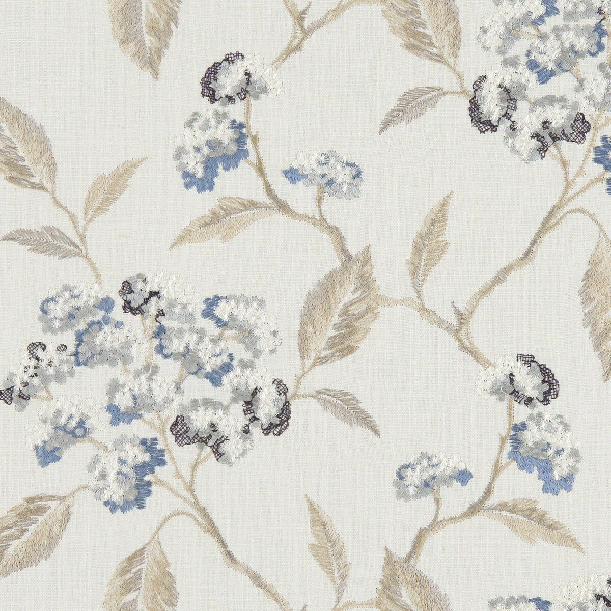 Summerby fabric in denim color - pattern F1125/02.CAC.0 - by Clarke And Clarke in the Clarke & Clarke Avebury collection