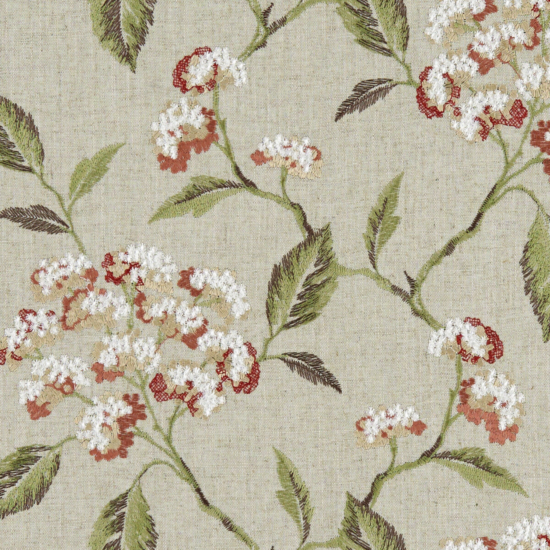 Summerby fabric in spice color - pattern F1125/06.CAC.0 - by Clarke And Clarke in the Clarke &amp; Clarke Avebury collection