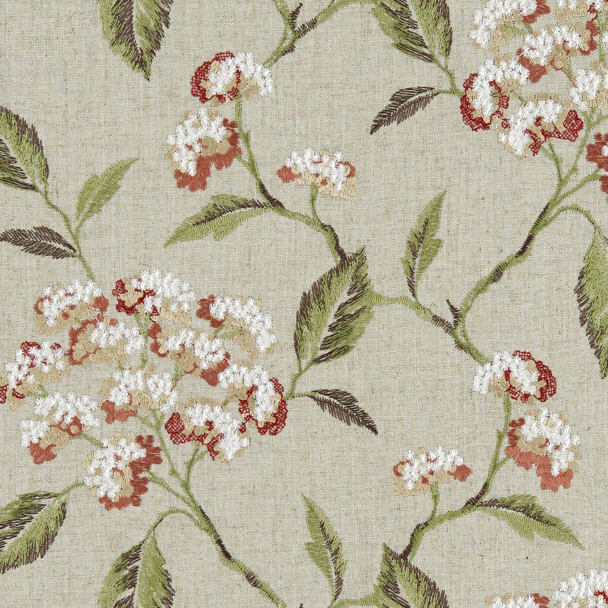 Summerby fabric in spice color - pattern F1125/06.CAC.0 - by Clarke And Clarke in the Clarke & Clarke Avebury collection