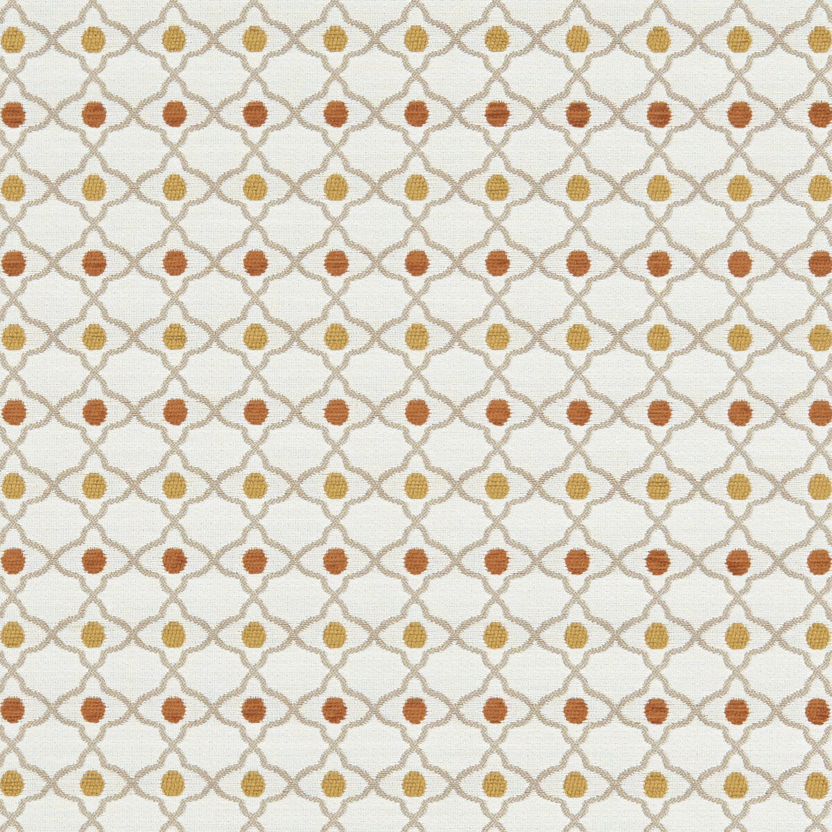 Venus fabric in spice color - pattern F1139/06.CAC.0 - by Clarke And Clarke in the Clarke & Clarke Equinox collection