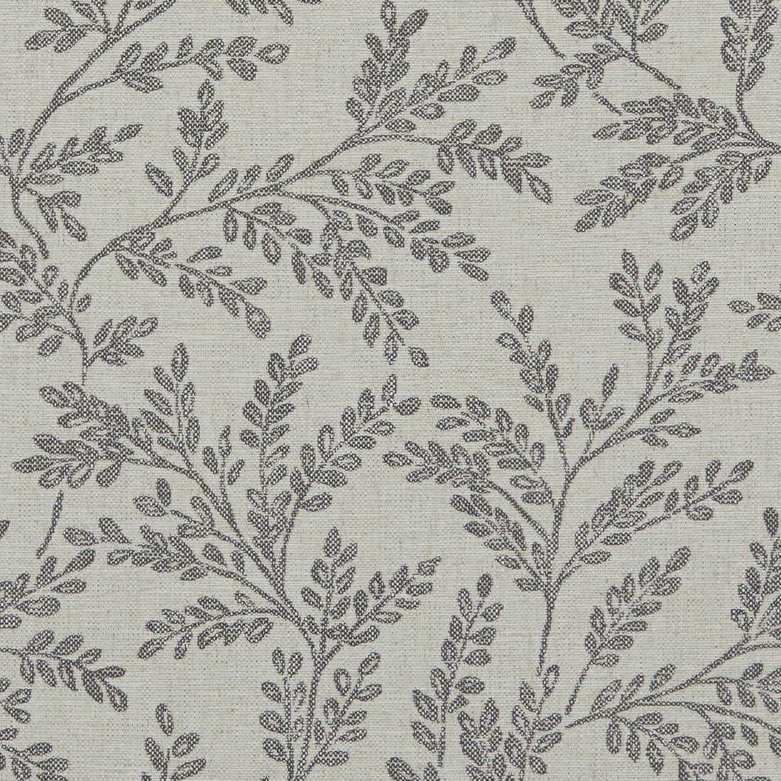 Ferndown fabric in charcoal color - pattern F1179/02.CAC.0 - by Clarke And Clarke in the Clarke &amp; Clarke Heritage collection