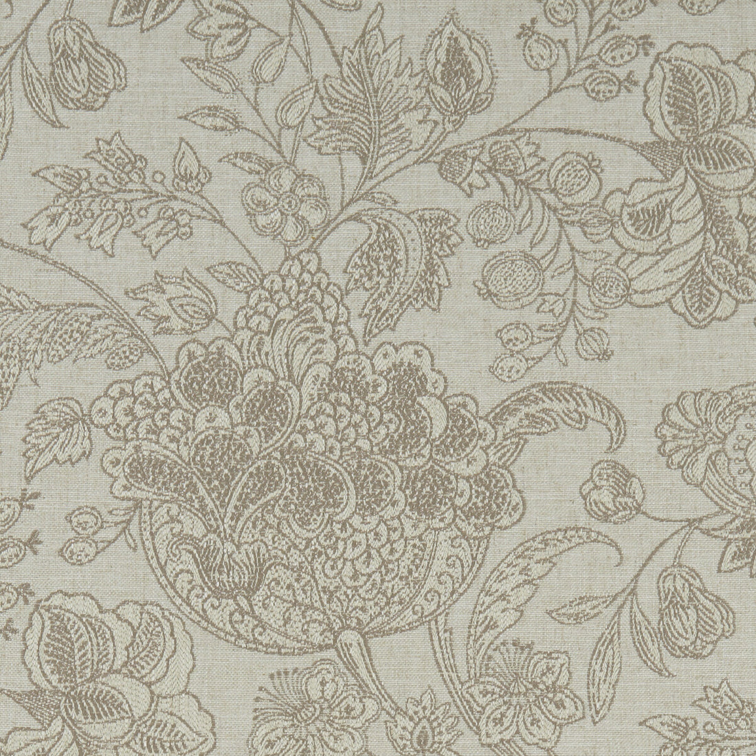 Woodsford fabric in linen color - pattern F1181/06.CAC.0 - by Clarke And Clarke in the Clarke &amp; Clarke Heritage collection