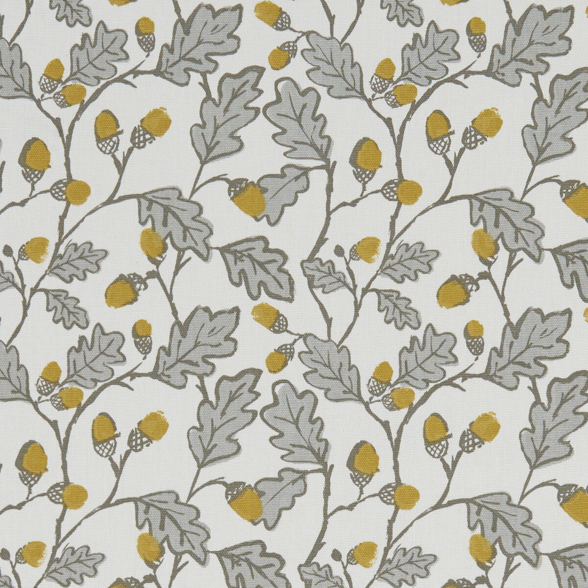 Acorn Trail fabric in natural color - pattern F1182/02.CAC.0 - by Clarke And Clarke in the Land & Sea By Studio G For C&C collection