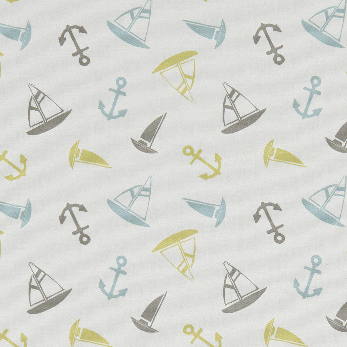 Ahoy fabric in mineral color - pattern F1183/02.CAC.0 - by Clarke And Clarke in the Land & Sea By Studio G For C&C collection