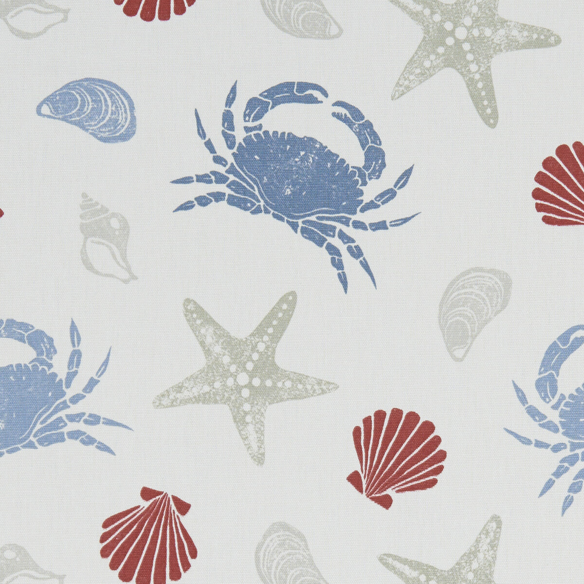 Offshore fabric in marine color - pattern F1191/01.CAC.0 - by Clarke And Clarke in the Land & Sea By Studio G For C&C collection