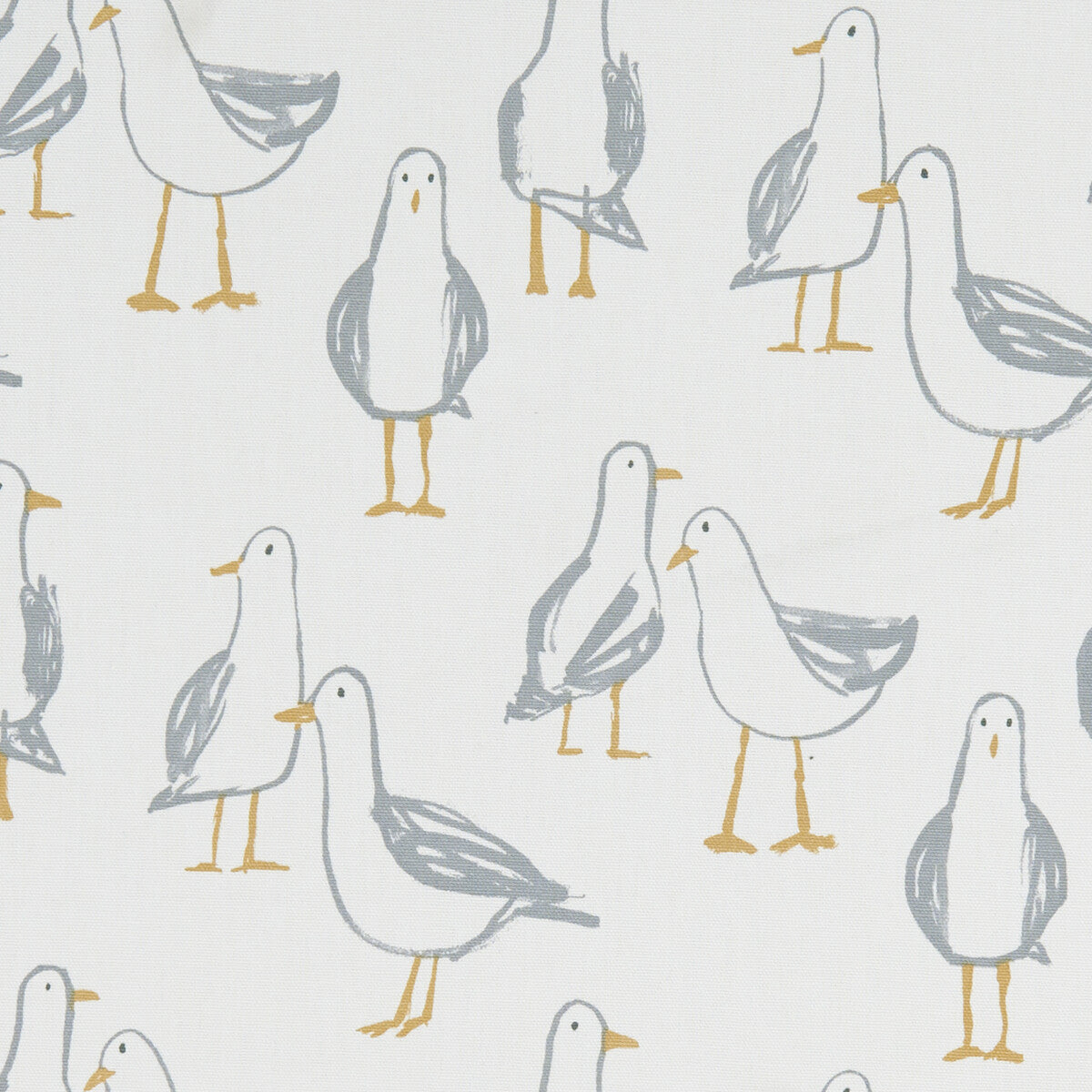 Laridae fabric in natural color - pattern F1192/02.CAC.0 - by Clarke And Clarke in the Land & Sea By Studio G For C&C collection
