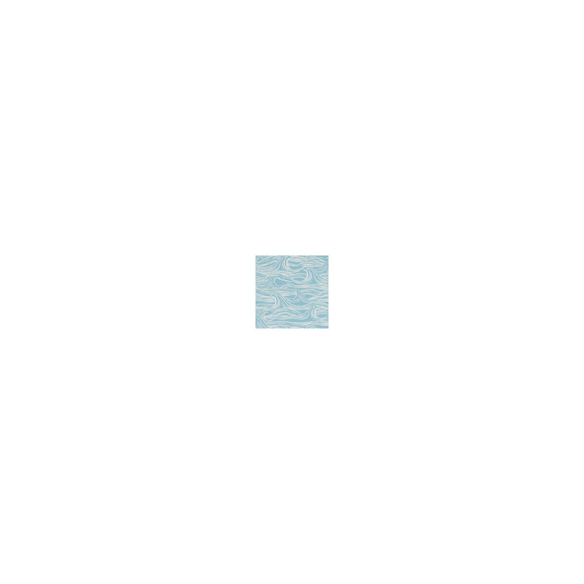 Surf fabric in aqua color - pattern F1193/01.CAC.0 - by Clarke And Clarke in the Land & Sea By Studio G For C&C collection