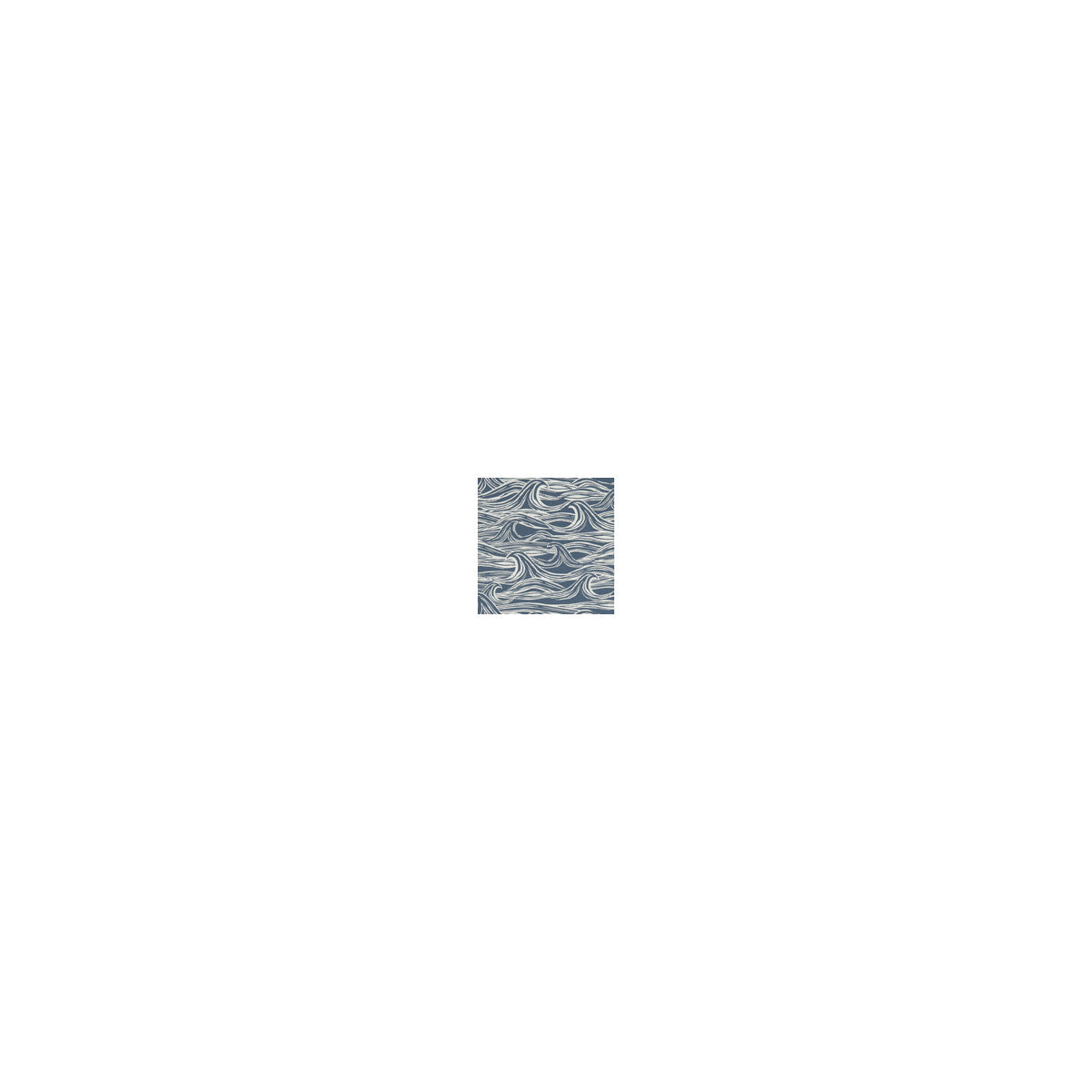 Surf fabric in navy color - pattern F1193/03.CAC.0 - by Clarke And Clarke in the Land & Sea By Studio G For C&C collection
