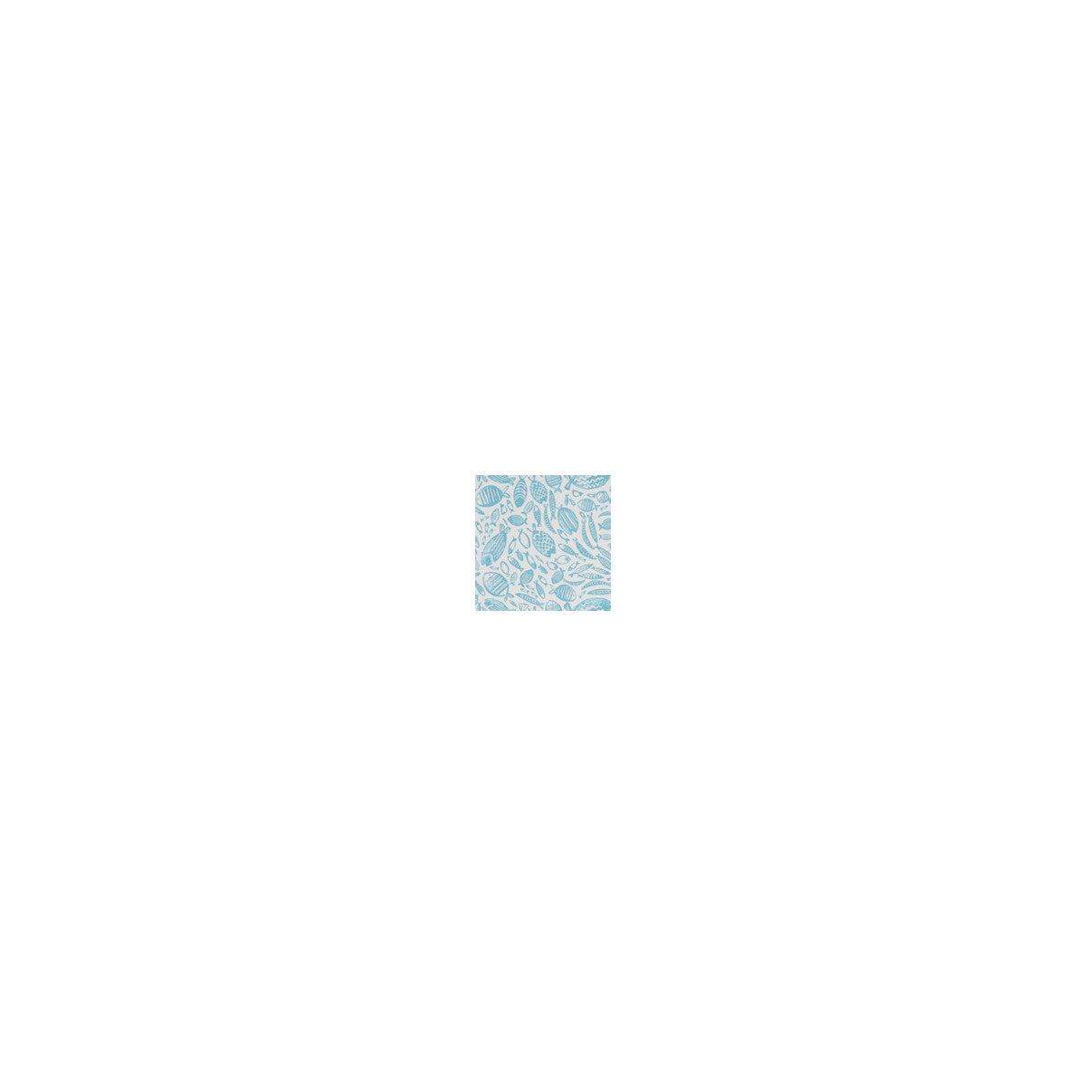 Trawler fabric in aqua color - pattern F1194/01.CAC.0 - by Clarke And Clarke in the Land & Sea By Studio G For C&C collection