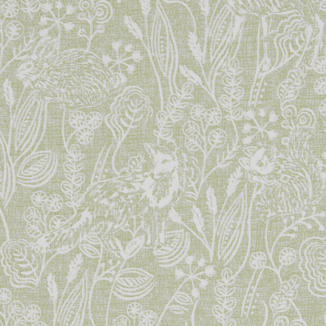 Westleton fabric in sage color - pattern F1197/03.CAC.0 - by Clarke And Clarke in the Land &amp; Sea By Studio G For C&amp;C collection