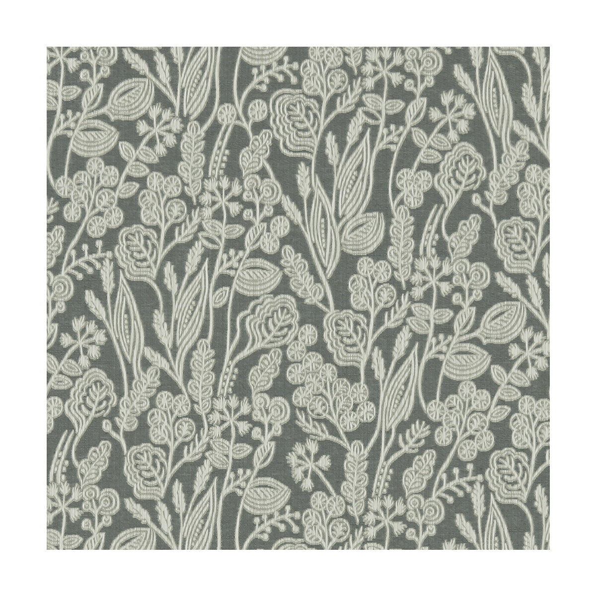 Marbury fabric in charcoal color - pattern F1230/02.CAC.0 - by Clarke And Clarke in the Marbury By Studio G For C&C collection