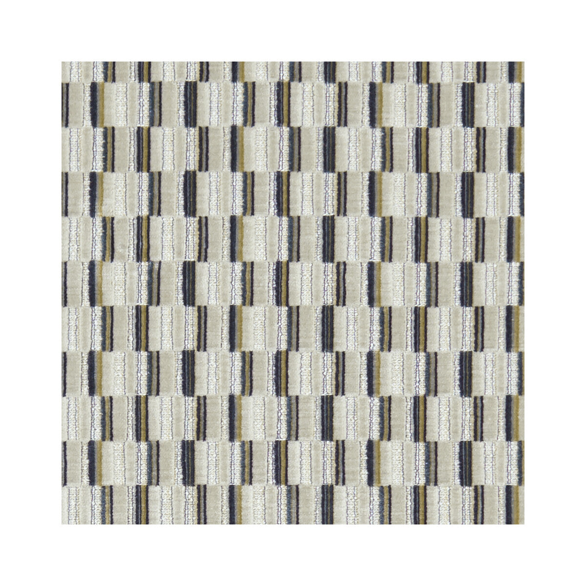 Cubis fabric in denim color - pattern F1240/01.CAC.0 - by Clarke And Clarke in the Clarke & Clarke Kaleidoscope collection