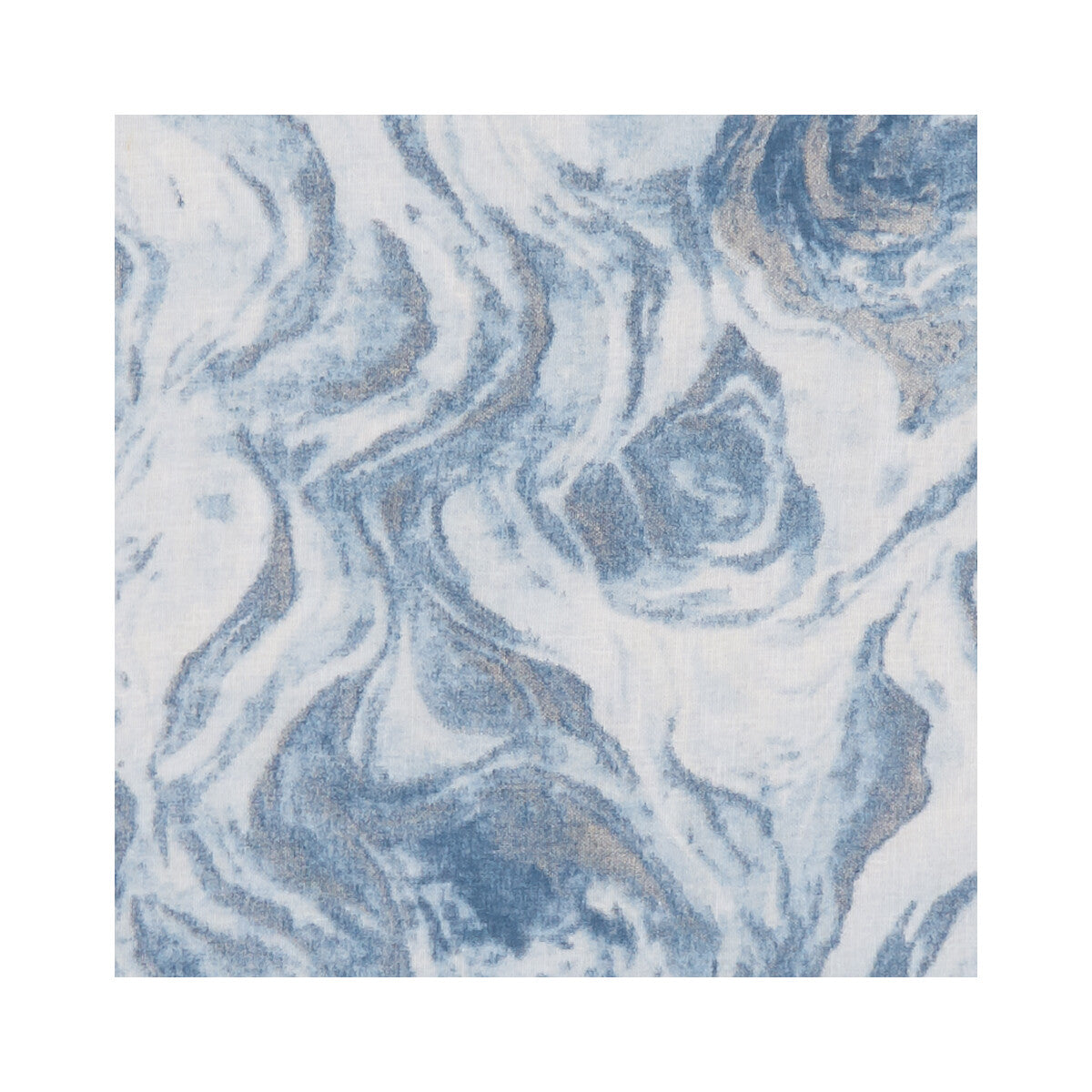 Lavico Sheer fabric in chambray color - pattern F1280/01.CAC.0 - by Clarke And Clarke in the Clarke & Clarke Lusso Sheers collection
