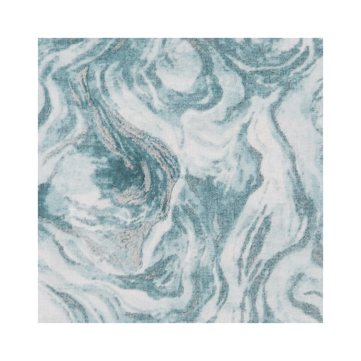 Lavico Sheer fabric in mineral/kingfisher color - pattern F1280/04.CAC.0 - by Clarke And Clarke in the Clarke & Clarke Lusso Sheers collection