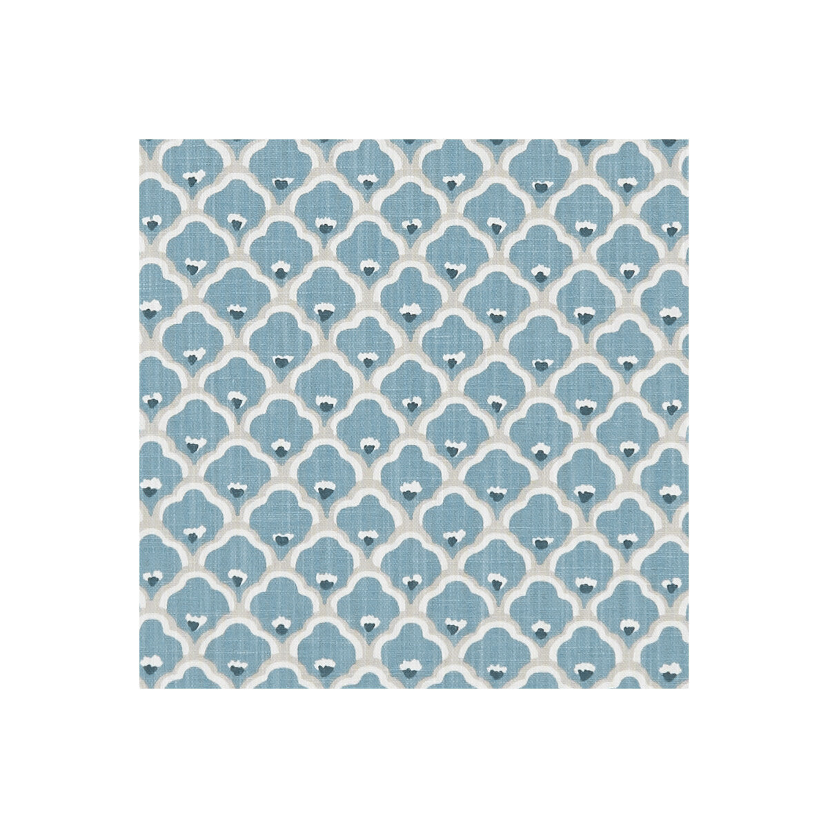 Sensu fabric in denim color - pattern F1291/03.CAC.0 - by Clarke And Clarke in the Clarke & Clarke Oriental Garden collection