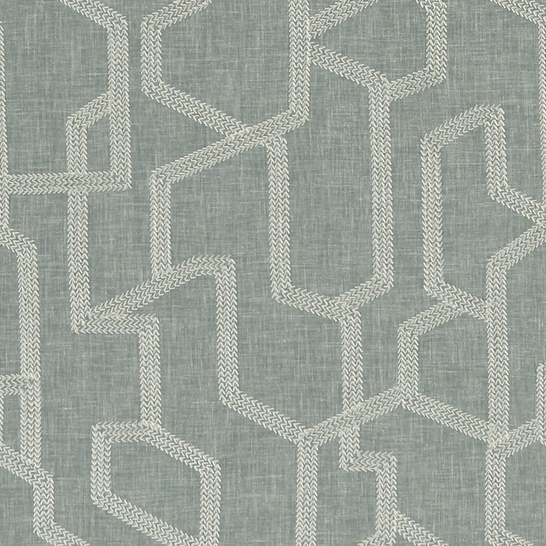 Labyrinth fabric in mineral color - pattern F1300/05.CAC.0 - by Clarke And Clarke in the Clarke &amp; Clarke Exotica collection