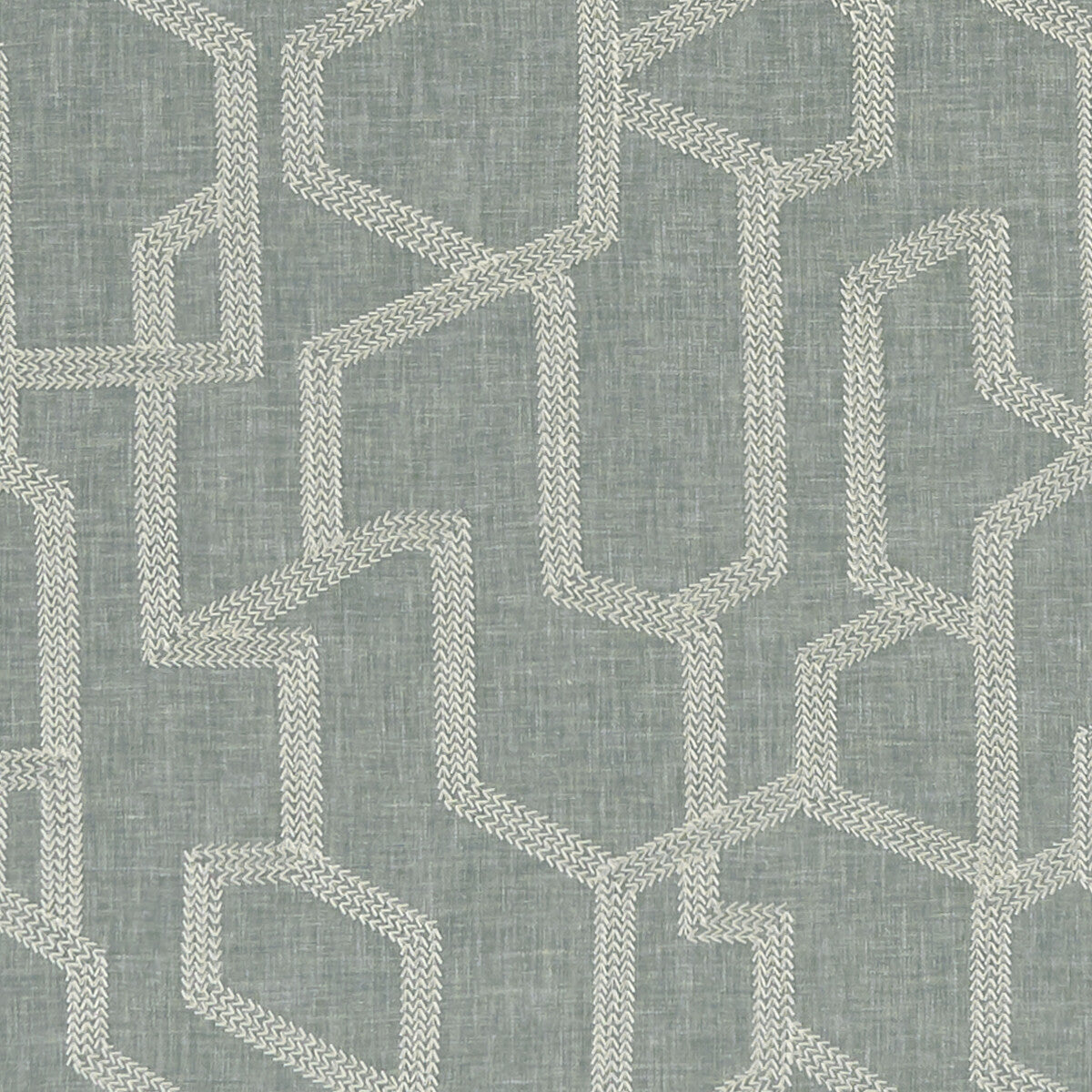 Labyrinth fabric in mineral color - pattern F1300/05.CAC.0 - by Clarke And Clarke in the Clarke & Clarke Exotica collection