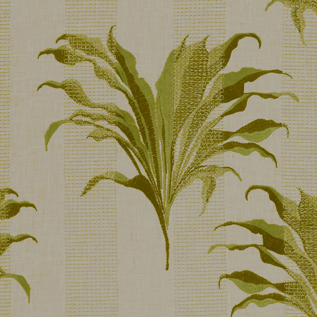 Palma fabric in citron color - pattern F1303/02.CAC.0 - by Clarke And Clarke in the Clarke & Clarke Exotica collection
