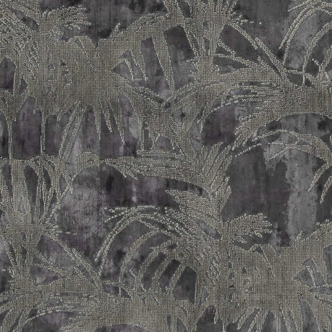 Tropicale fabric in charcoal color - pattern F1305/01.CAC.0 - by Clarke And Clarke in the Clarke &amp; Clarke Exotica collection