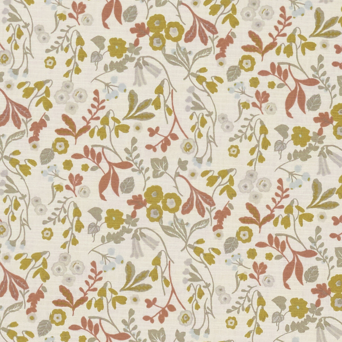 Ashbee fabric in ochre color - pattern F1312/04.CAC.0 - by Clarke And Clarke in the Sherwood By Studio G For C&amp;C collection