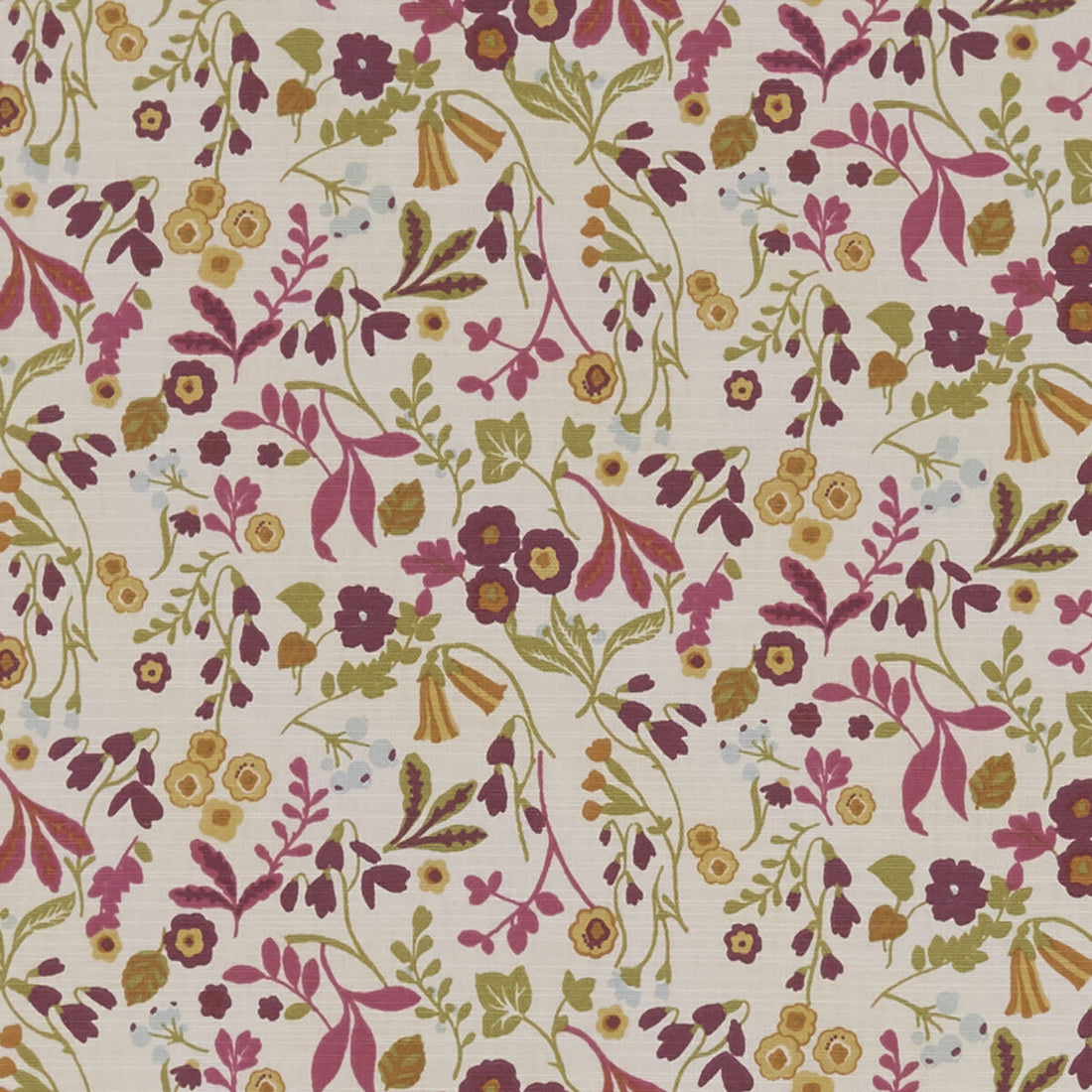 Ashbee fabric in plum color - pattern F1312/05.CAC.0 - by Clarke And Clarke in the Sherwood By Studio G For C&amp;C collection