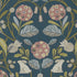 Forester fabric in teal/blush color - pattern F1314/06.CAC.0 - by Clarke And Clarke in the Sherwood By Studio G For C&C collection