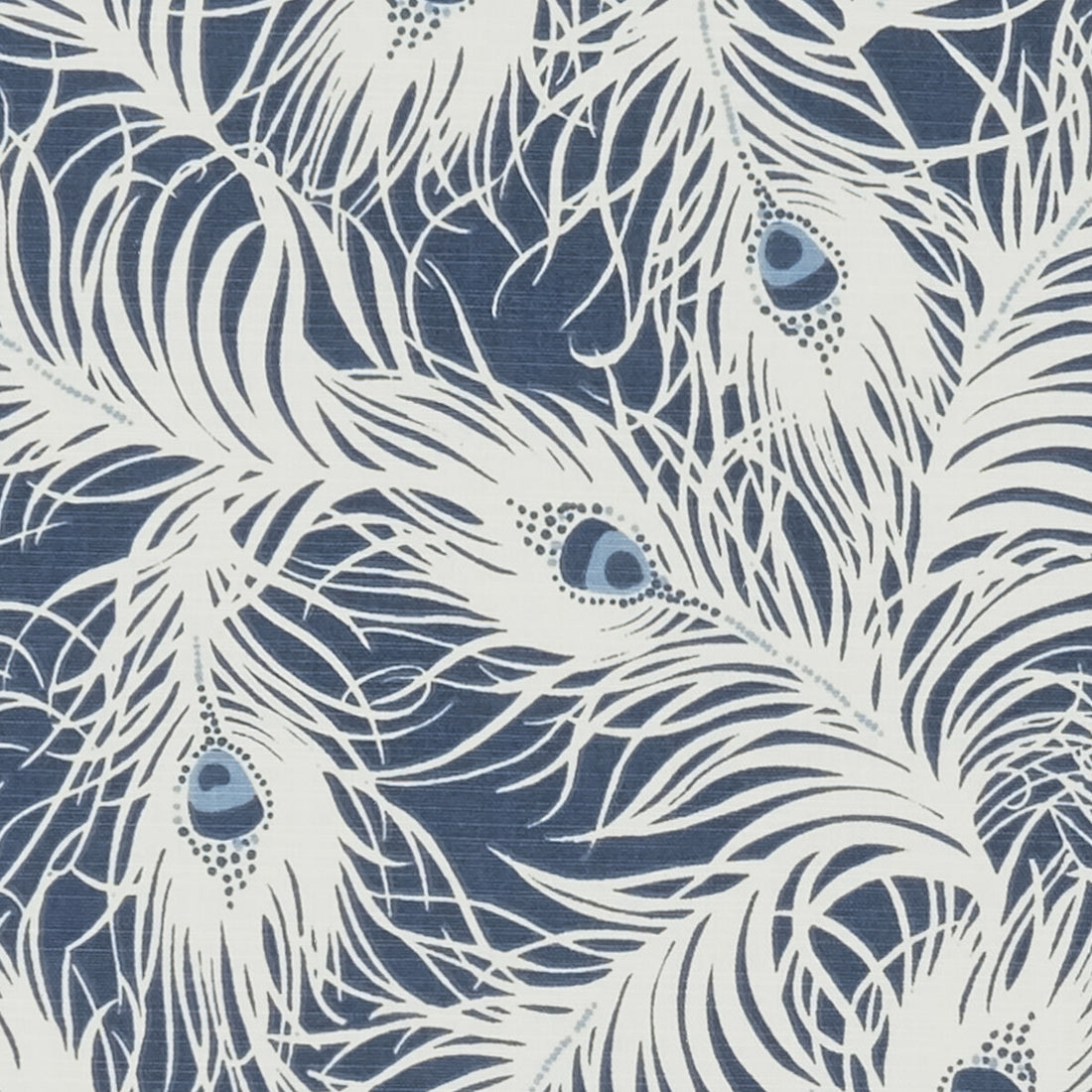 Harper fabric in denim color - pattern F1315/02.CAC.0 - by Clarke And Clarke in the Sherwood By Studio G For C&amp;C collection