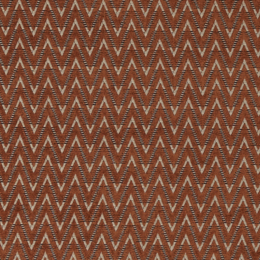 Zion fabric in spice color - pattern F1324/06.CAC.0 - by Clarke And Clarke in the Clarke &amp; Clarke Avalon collection