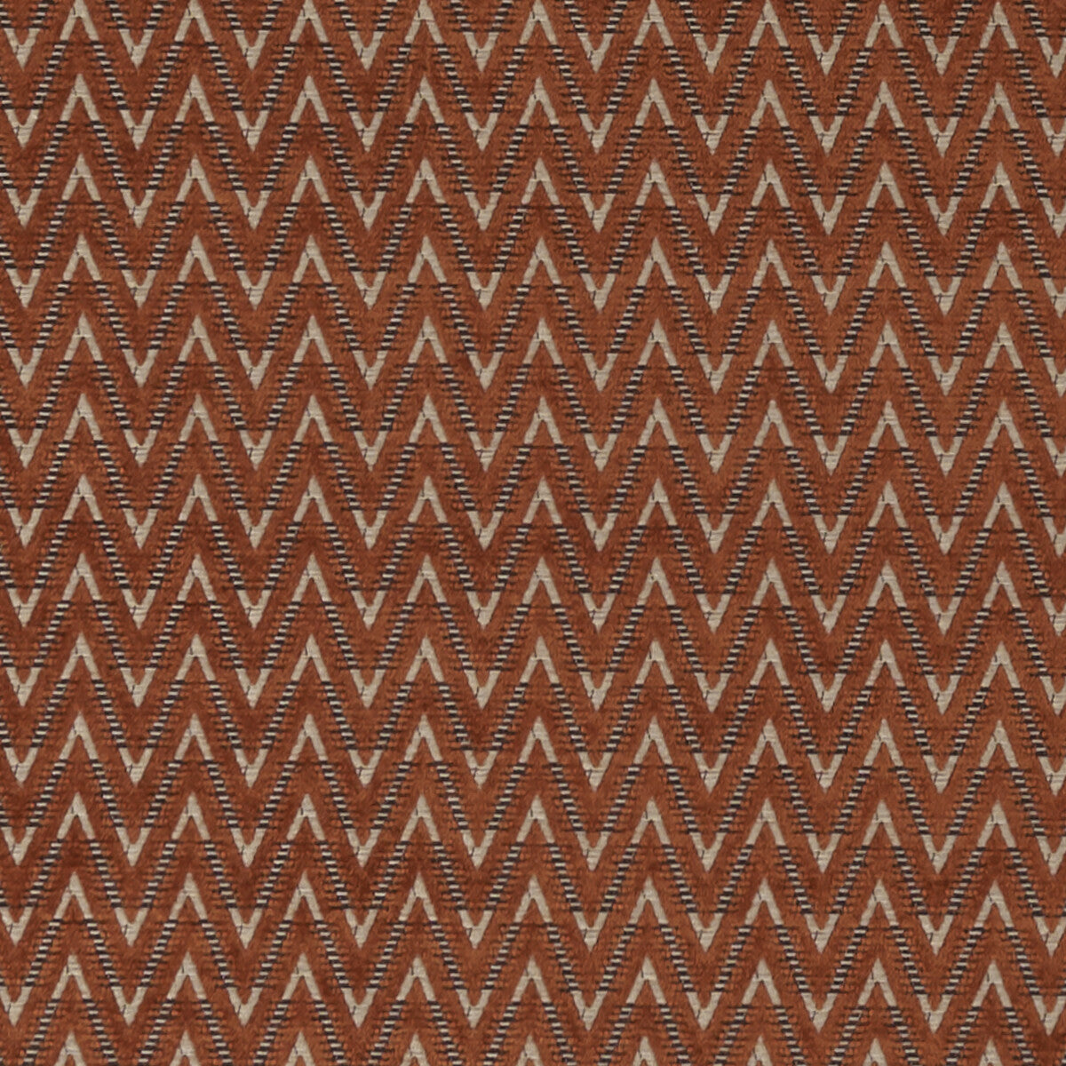 Zion fabric in spice color - pattern F1324/06.CAC.0 - by Clarke And Clarke in the Clarke & Clarke Avalon collection