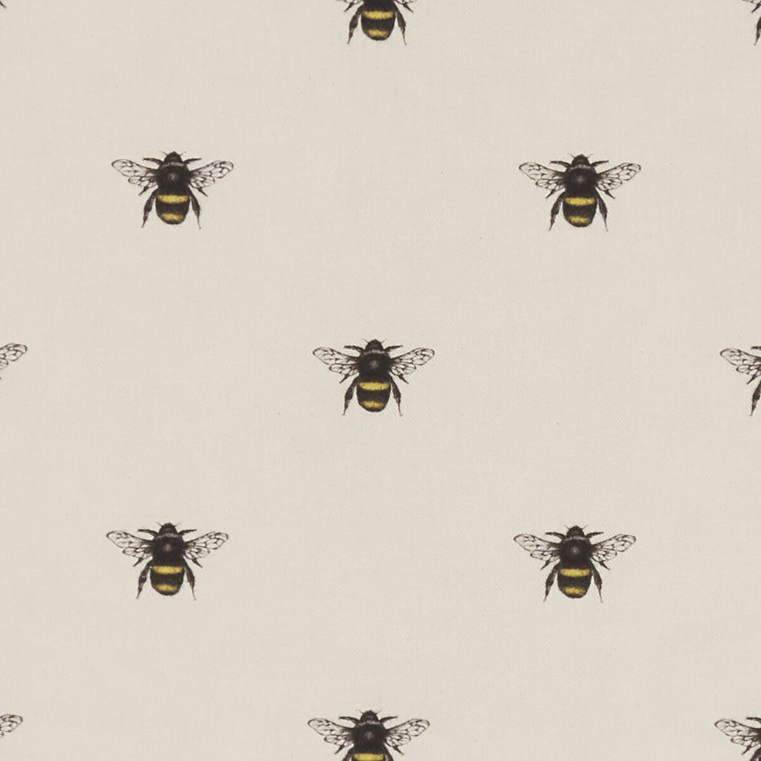 Abeja fabric in ivory color - pattern F1325/02.CAC.0 - by Clarke And Clarke in the Clarke &amp; Clarke Eden collection