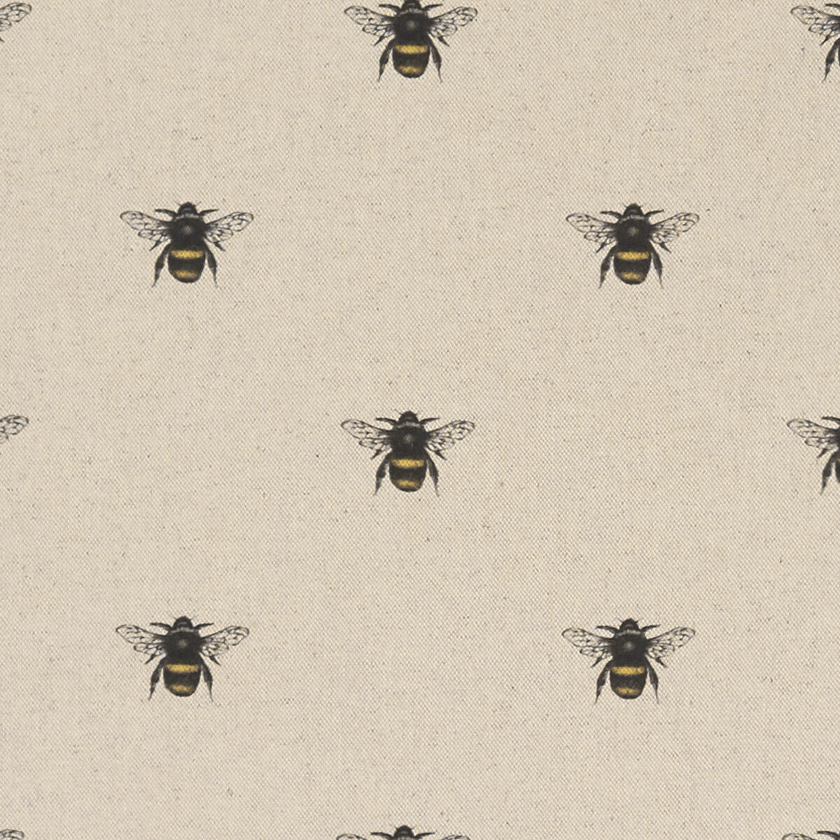 Abeja fabric in linen color - pattern F1325/03.CAC.0 - by Clarke And Clarke in the Clarke & Clarke Eden collection