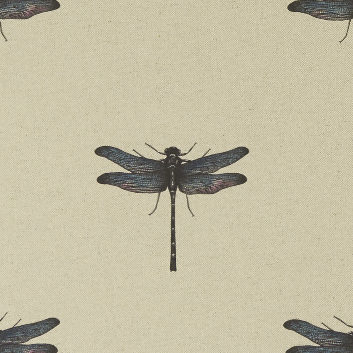 Azure fabric in teal color - pattern F1327/05.CAC.0 - by Clarke And Clarke in the Clarke & Clarke Eden collection